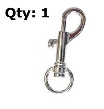 Metal Swivel Trigger Snap Hook Clasp for Bag Charm / Key Chain Fob / Hang Tags