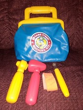 Vtg Sesame Street Big bird Doctors Kit with some Accessories HTF