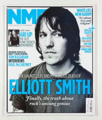 ELLIOTT SMITH ARI UP CARL BARAT CRYSTAL CASTLES KASABIAN KID CUDI - NME MAGAZINE