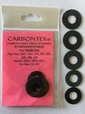 PENN JIGMASTER 500, 501, 505, 506 & 112H CARBONTEX DRAG WASHERS   IMPROVED!