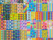 Huge Lot Sticker Kit Set Planner Craft Scrapbook Variety Of Themes, 677 Stickers