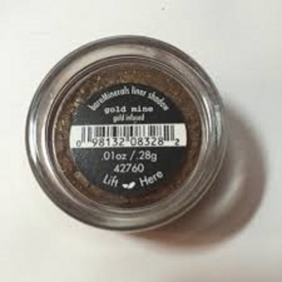 1 BareMinerals Liner Shadow Gold Mine Gold Infused .28g Sealed New