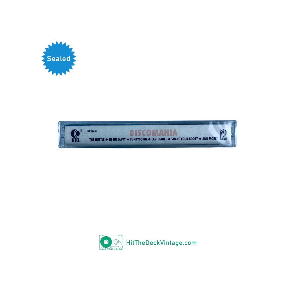 K-Tel Disco Mania Cassette Tape Compilation Donna Summer Village People SEALED - Image 3 of 3