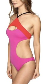L'Agent by Agent Provocateur Alenya Swimsuit Red/Pink L /UK 12-14/ AP 4/ US 8-10