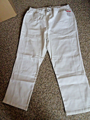 Collection L Stretch Schlupfhose/Jeans Mod. Nizza weiß, Gr. 20/40 Neu SF1