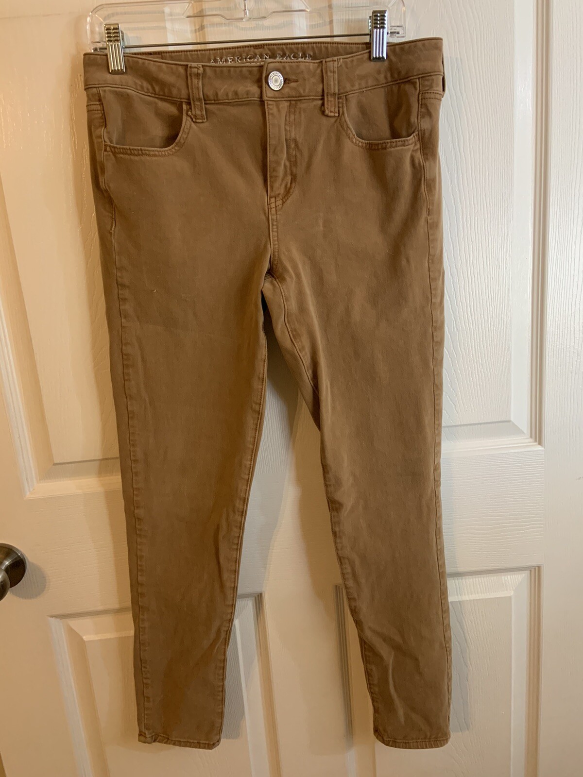 American Eagle 360 Super Stretch Womens Jeans Brown Wash Size 10 eBay