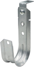 Cable Support J Hook with Angle Clip, 2" Heavy Duty Metal Wire Cable Support J-H