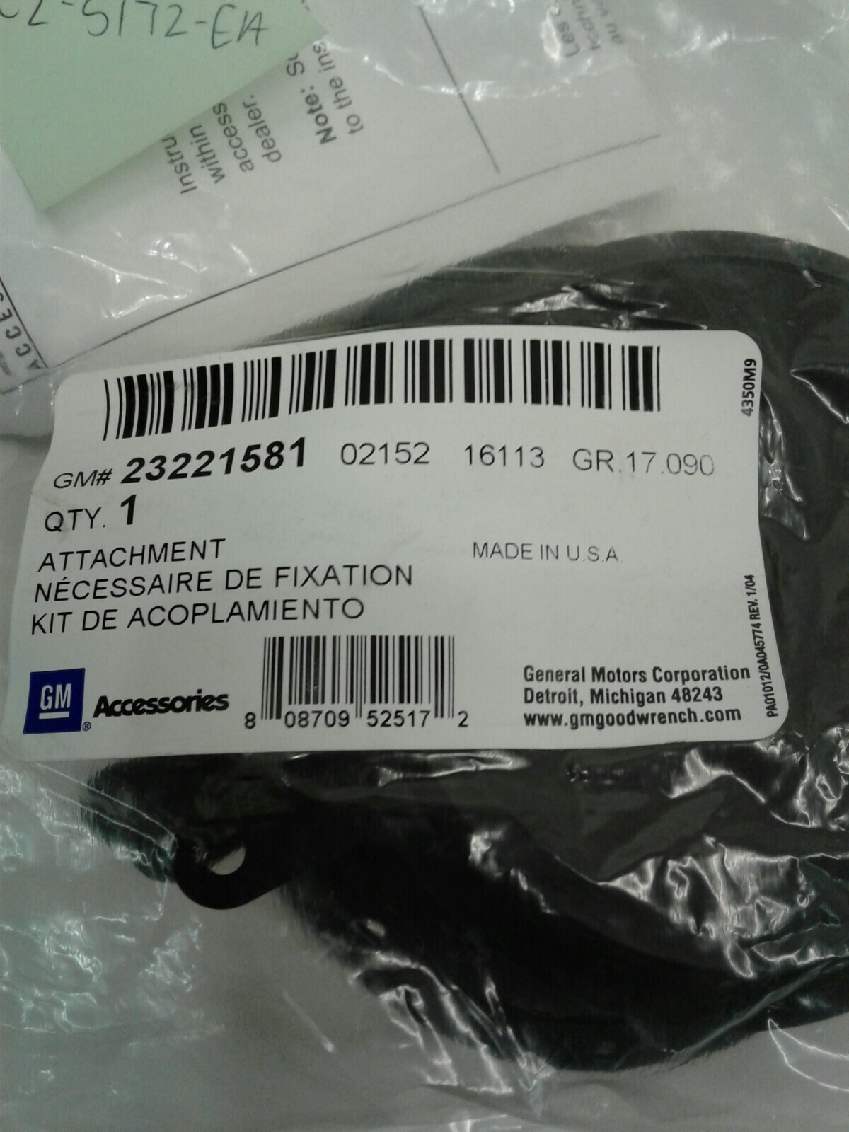 GM Accessories 22917277 Truck Bed Liner Attachment Kit With Screws  