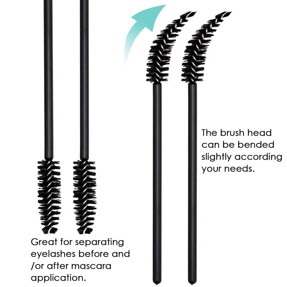 一次性睫毛刷睫毛膏魔杖涂抹器眉刷化妆工具 — 第 3/4 张图片