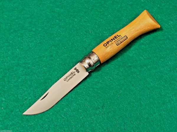 Opinel No 6 Carbon Steel Varnished Beechwood Handle Folding Knife For Sale Online Ebay