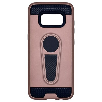 For Samsung S8 Plus King Armor Style Case W/Kickstand ROSE GOLD
