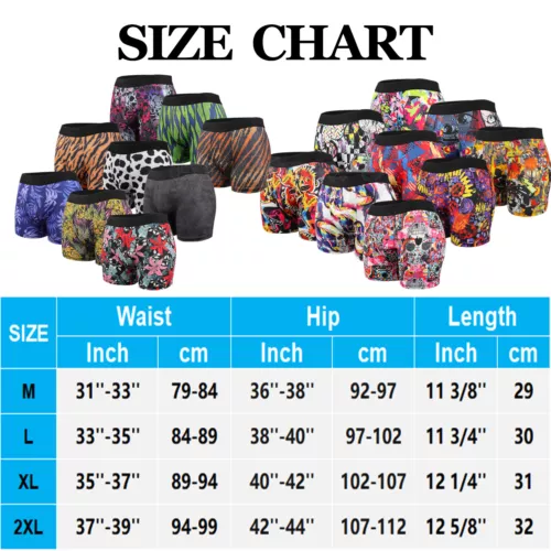 Herren 3er Pack Boxershorts Soft Unterwäsche Boxershorts Sport Trunks mit Fly Front - Bild 2 von 19