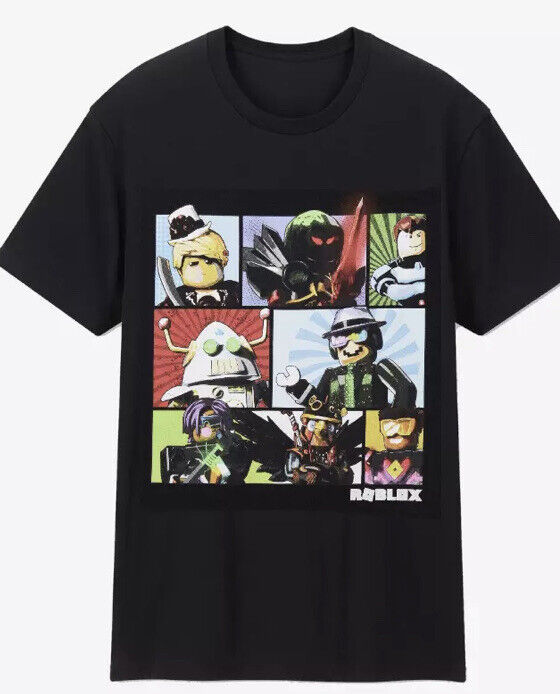 LICENSED Boy's ROBLOX GITD Warrior Character Print Short Sleeve