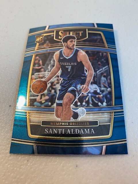 Santi Aldama 2021-22 Panini Select Blue Prizm Concourse RC #64