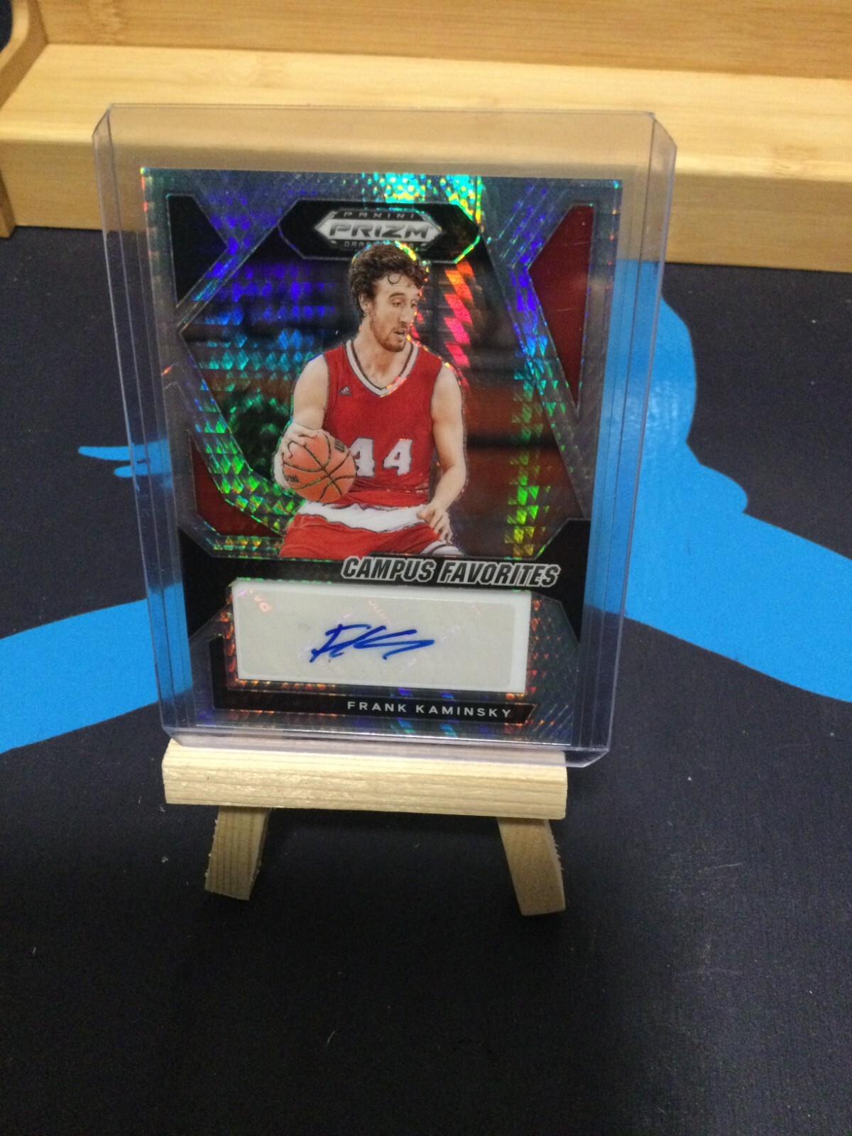 FRANK KAMINSKY 2024 Panini Prizm Draft Picks Campus Favorites Hyper  AUTO Card