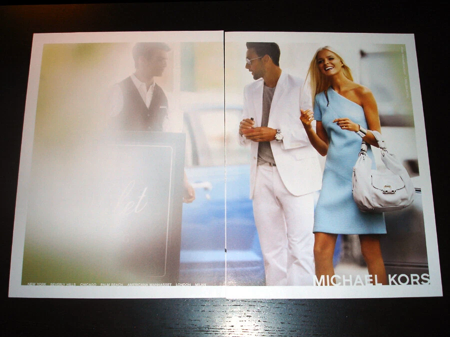 MICHAEL KORS 2 Page Magazine PRINT AD Spring 2010 CARMEN KASS Noah