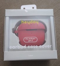 Heyday Apple AirPods 3rd Generation Silicone Case with Clip Electric Magenta Red