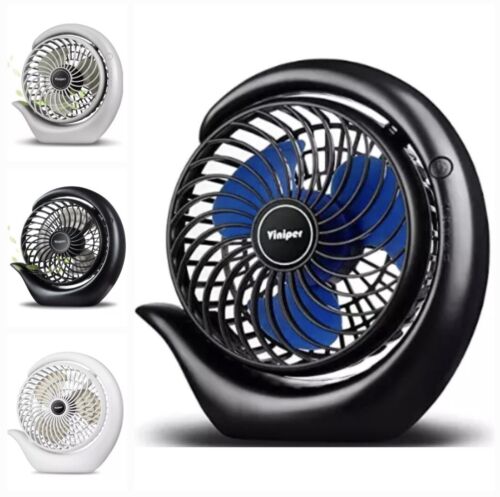 Viniper Portable Fan, Small Desk Fan, 180° Rotation, Perfect for Home/Office Use - Picture 1 of 11