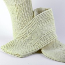 2 PAIRS %100 LAMBSWOOL SOCKS THICK UNISEX PURE KNITTED WOOL WOOLLEN WINTER SOCKS