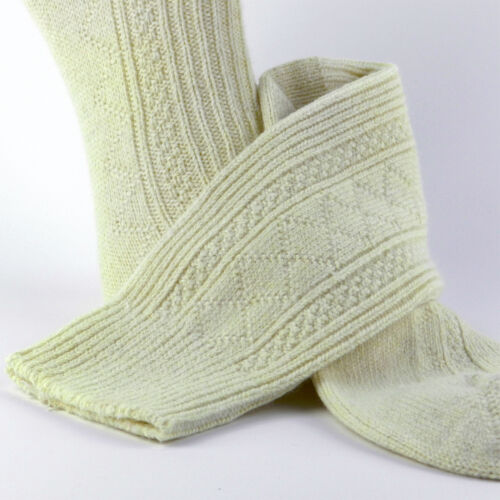 2 PAIRS %100 LAMBSWOOL SOCKS THICK UNISEX PURE KNITTED WOOL WOOLLEN WINTER SOCKS - Picture 1 of 8