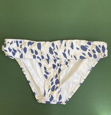 La Blanca Women's Shirred Band Hipster Bikini Swimsuit Bottom, Blue, Size 12