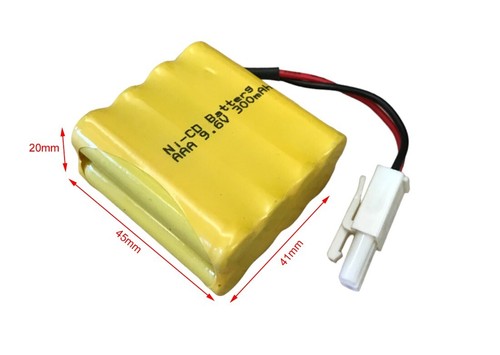 9.6V AAA NiCD 300mAh Battery Pack Rechargeable Mini Tamiya Plug RC Car Boat Tank - Picture 2 of 5