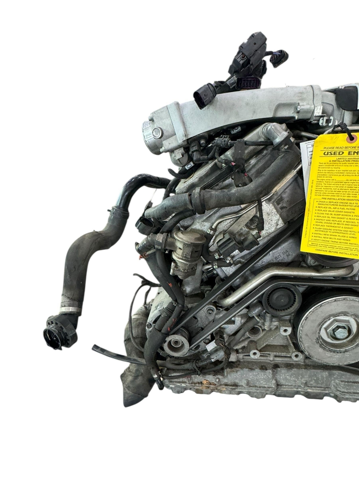 2006-2012 BENTLEY FLYING SPUR 6.0L TURBO W12 BWR ENGINE ASSY VIN R 5TH DIGIT AWD