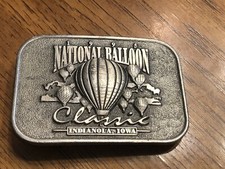 Vintage National Balloon Classics Belt Buckle 1995 by K Products