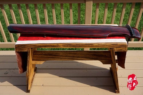 Standard Chinese Aged Fir Guqin 7-stringed Zither Instrument -- 標準古琴(老杉木/仲尼) - Picture 2 of 12