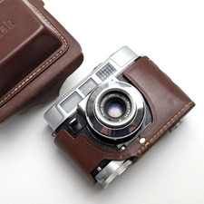 Vintage KODAK MOTORMATIC 35F 35MM Film Camera w/ Leather Case Untested