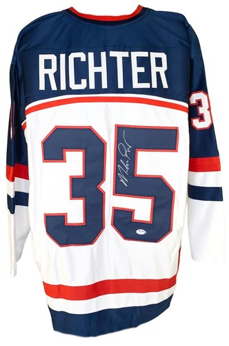 Mike Richter autographed signed jersey 