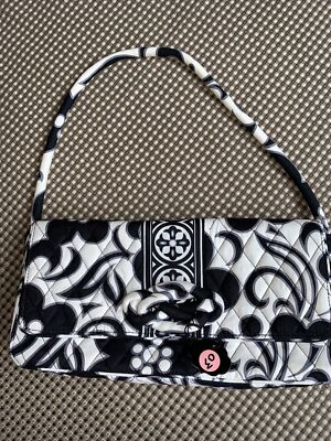 Vera Bradley Black & white  quilted handbag 