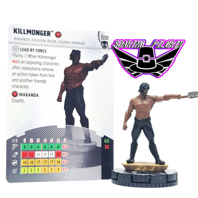 Marvel Heroclix KILLMONGER - 016 - COMMON Black Panther Set | eBay