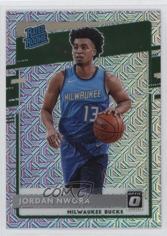 2020-21 Panini Donruss Optic Rated Choice Prizm Jordan Nwora #189 Rookie RC 0sb5