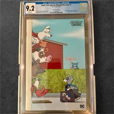 Super-Pets Special: Bitedentity Crisis #1 Gustavo Duarte Cardstock Vari. CGC 9.2