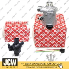 FEBI Electric Water Pump with Thermostat Kit For BMW 528i 530xi 525xi 328i X3 X5