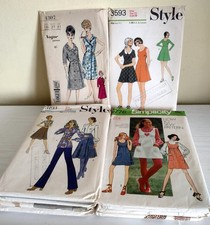 Bundle of 10 x Vintage Sewing Patterns Size 16 Bust 38.