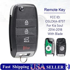 Keyless Remote Control Car Key Fob For 2014 2015 2016 2017 2018 2019 Kia Soul