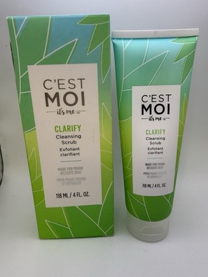 C'est Moi Clarify Cleansing Scrub Exfoliant Salicyclic Acid + Aloe 4oz SEALED
