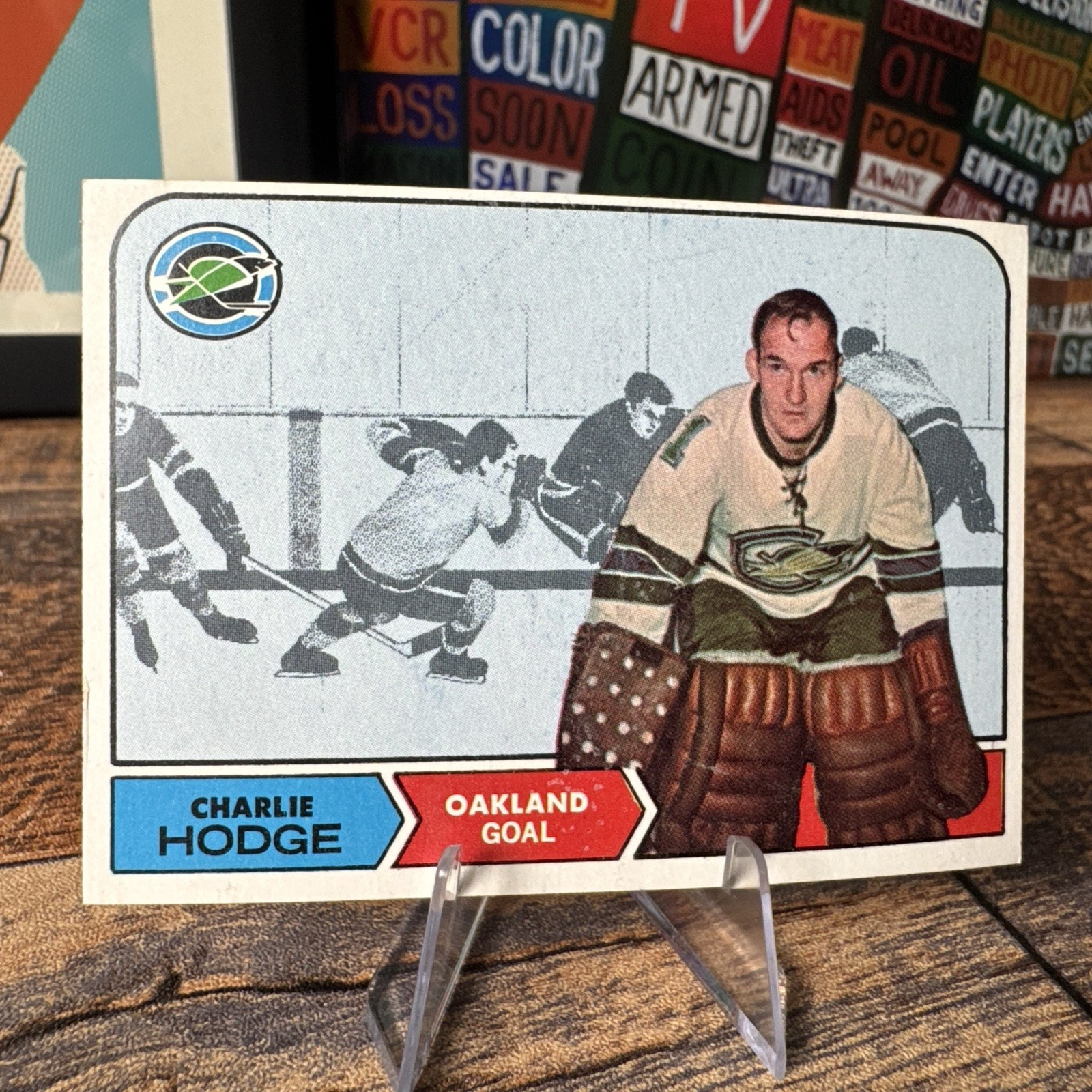 Charlie Hodge #78 (Hockey Cards 1968 O-Pee-Chee) — is it worth grading?