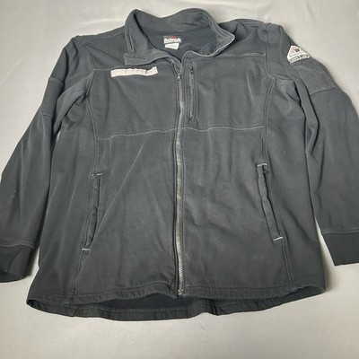 Bulwark FR Men s Heavyweight Flame Resistant Zip Jacket Black Large