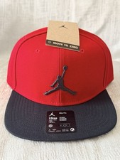 Air Jordan Nike Pro Jumpman Classics Snapback AR2118 Red Black Bred Hat Cap NEW