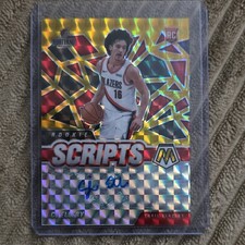 Panini Mosaic CJ Elleby Rookie Scripts Portland Trail Blazers Autograph RS-CJE