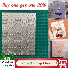 Luxe Lattice Dies Hot Foil DIY Scrapbooking Embossing Paper Card Crafts Stencils