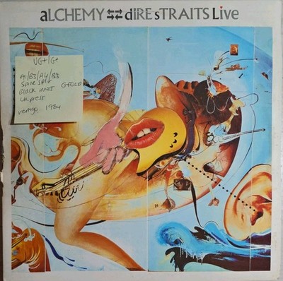 Dire Straits Alchemy Live Vinyl Record VG+/G+ VERY11 1984