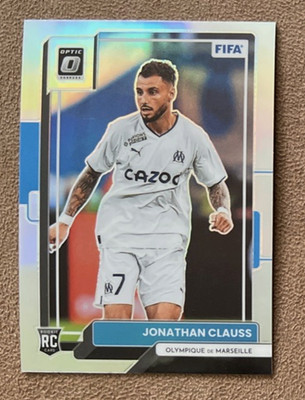 2022-23 Panini Donruss FIFA - Jonathan Clauss #90 Optic Holo Silver Prizm (RC)