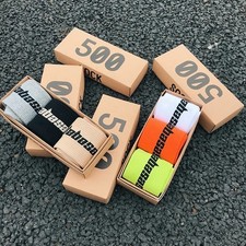 3 Pairs OF SOCKS UNISEX Streetwear Kanye West INS 500 CREW Calabasas LETTER HIP