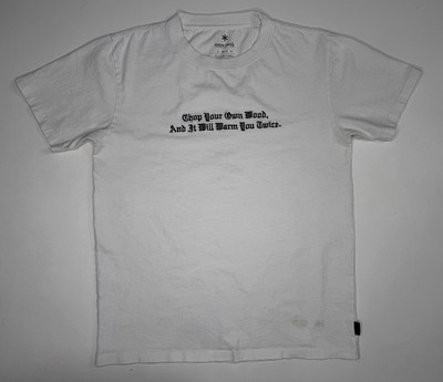 Snow Peak Chop Your Own Wood Embroidered T-Shirt | Small