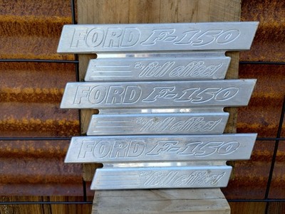 97-00 Ford F-150 bullet aluminum fender badges F-Series FULL EFFECT