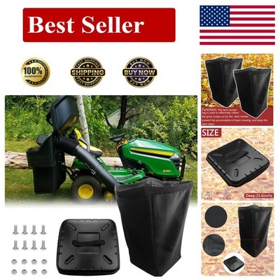 2PCS Medium Density Lawn Mower Grass Bag Fits for Lawn and Garden Tractors Serie